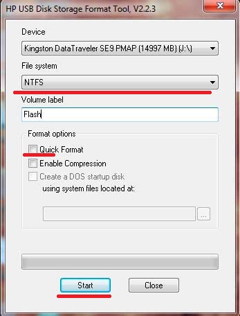 Как снять защиту с флешки