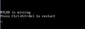 ntldr is missing, что делать