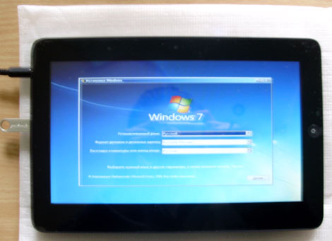 Как установить windows 7 на планшет